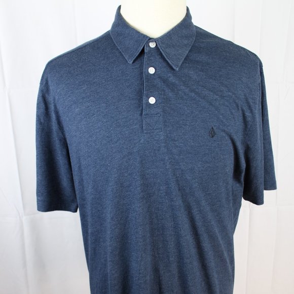 Volcom Golf Polo Shirt Mens XL Short Sleeve - Picture 1 of 8
